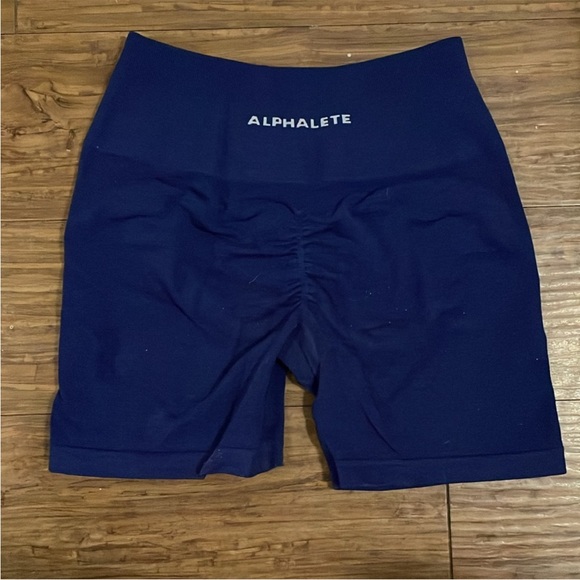 Alphalete Pants - Alphalete Women's Navy Bike Shorts